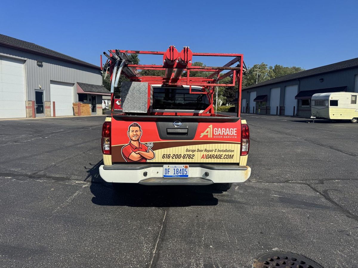 Full service-van wrap completed by Good Graphics Co. as a contract install for a national home-services brand.